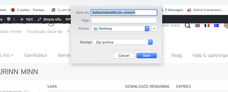 Prjonakerling – Hélène Magnússon
